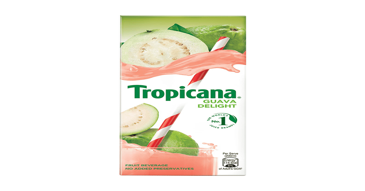 Buy Tropicana Guava Delight Juice (Tetra Pack) Online (180 ml x 4) At ...