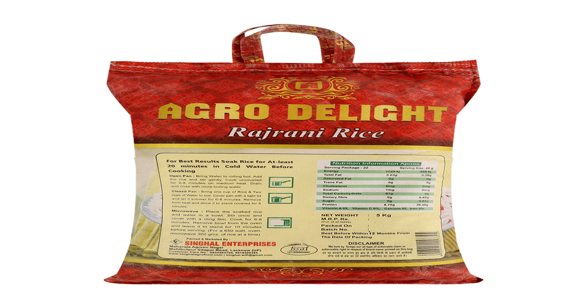 Buy Agro Delight Rajarani Rice Online () At Best Price
