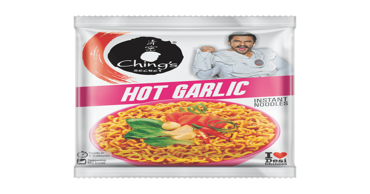 Buy Ching's Secret Hot Garlic Instant Noodles Online () At Best Price