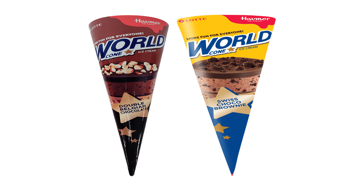 Buy Havmor World Cone Double Belgian Chocolate & Havmor World Cone ...
