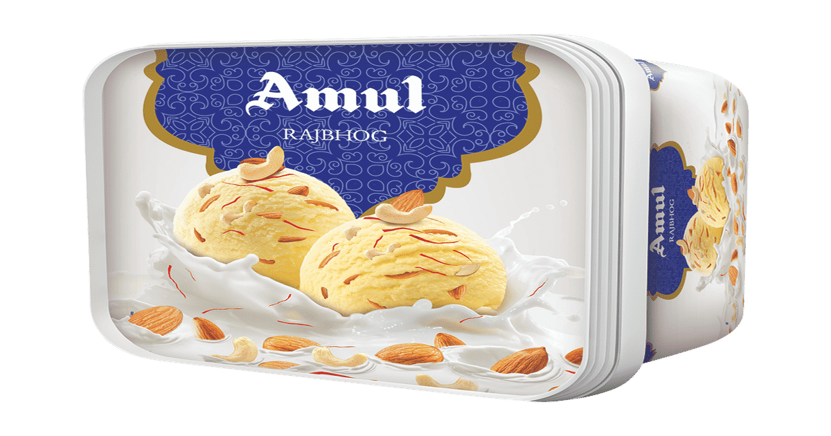 Buy Amul Rajbhog Ice Cream Online (1 ltr x 2) At Best Price