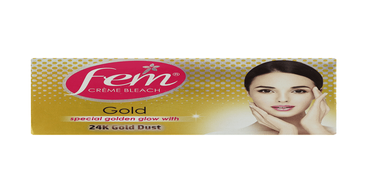 Buy Fem Fairness Naturals Gold Creme Bleach Online (64 g x 2) At Best Price