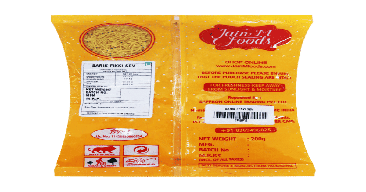 Buy Jainmfoods Barik Feeki Sev Online () At Best Price