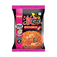 Buy Nissin Geki Korean Ramen Spicy Veg Flavoured Instant Noodles