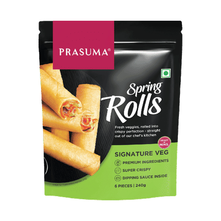 Buy Prasuma Chinese Veg Spring Rolls Online (240 g) At Best Price