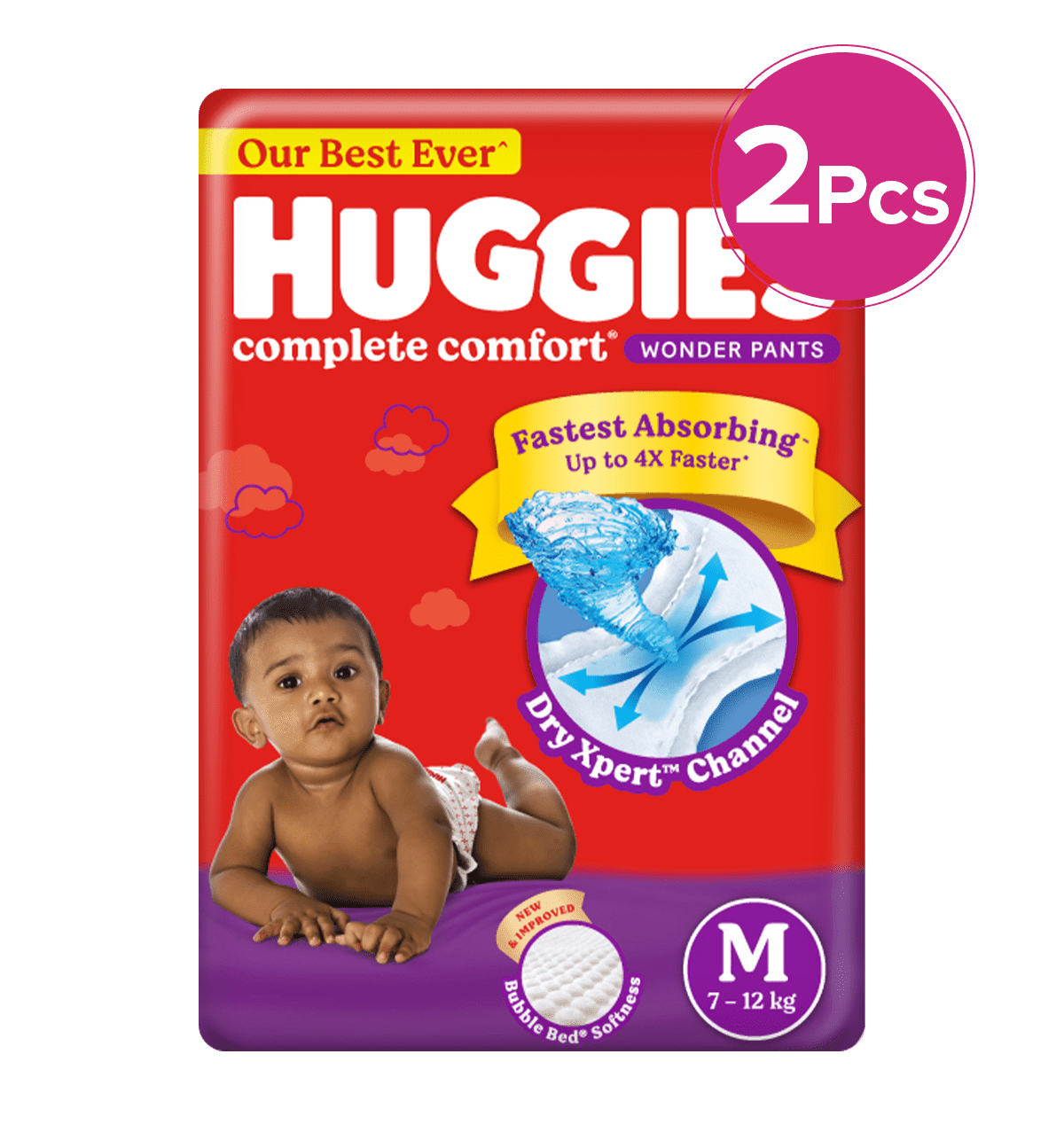 Buy Huggies Huggies Wonder Pants Medium Size Diapers Multipack Pack of