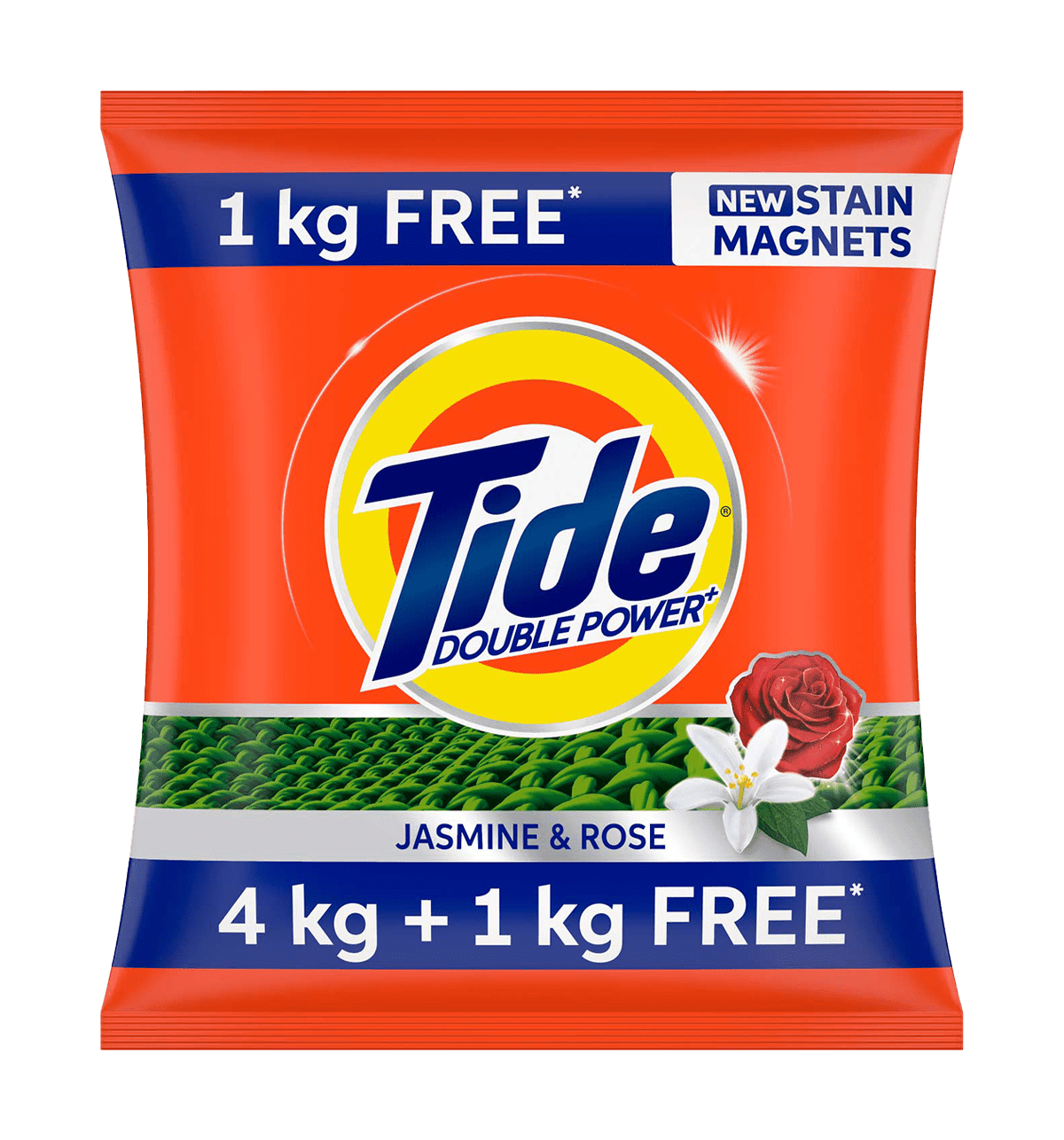 Buy Tide Tide Double Power Jasmine Rose Detergent Powder 2 Pieces