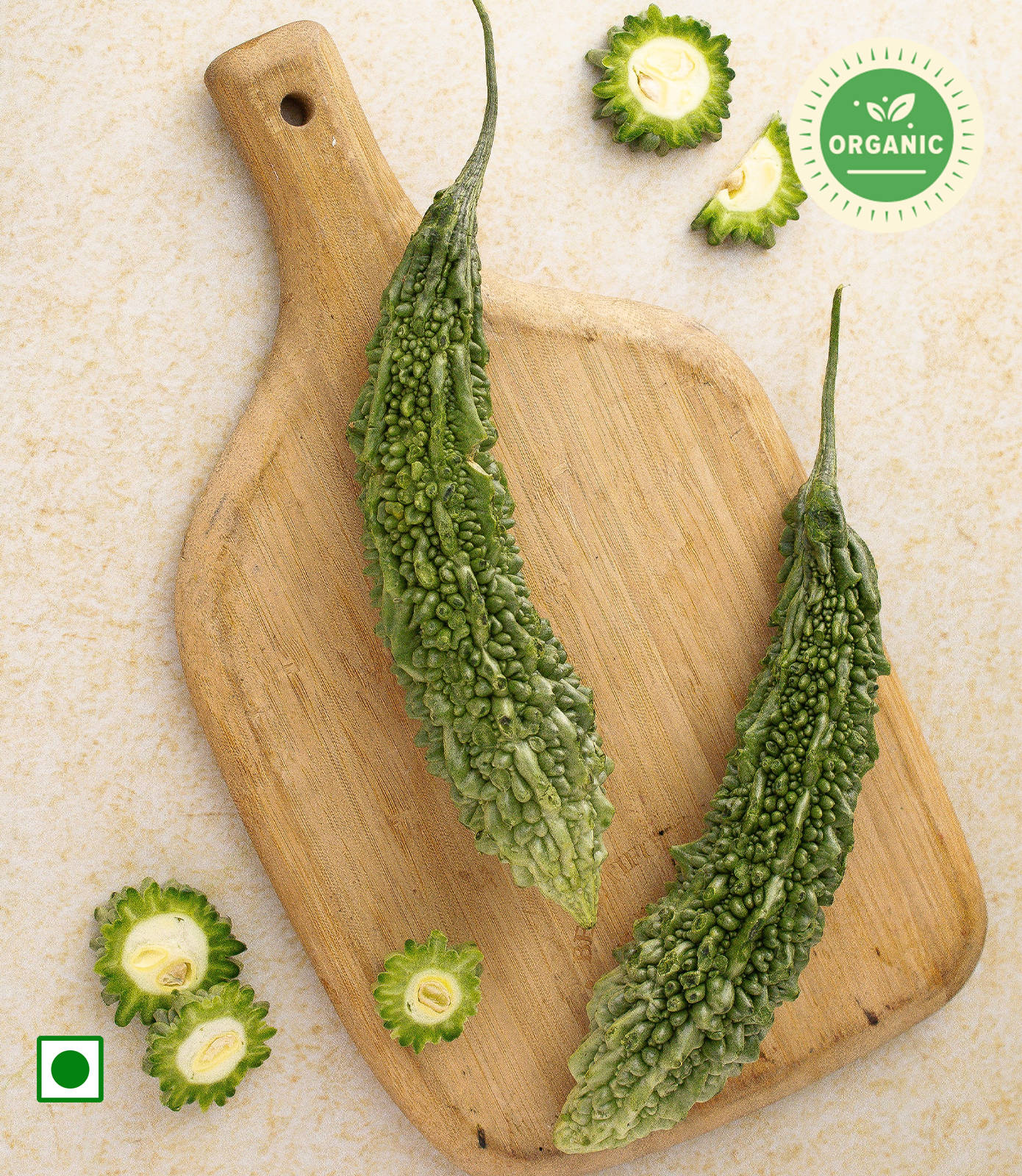 Buy Organic Certified Bitter Gourd (Karela) Online (250 g) At Best