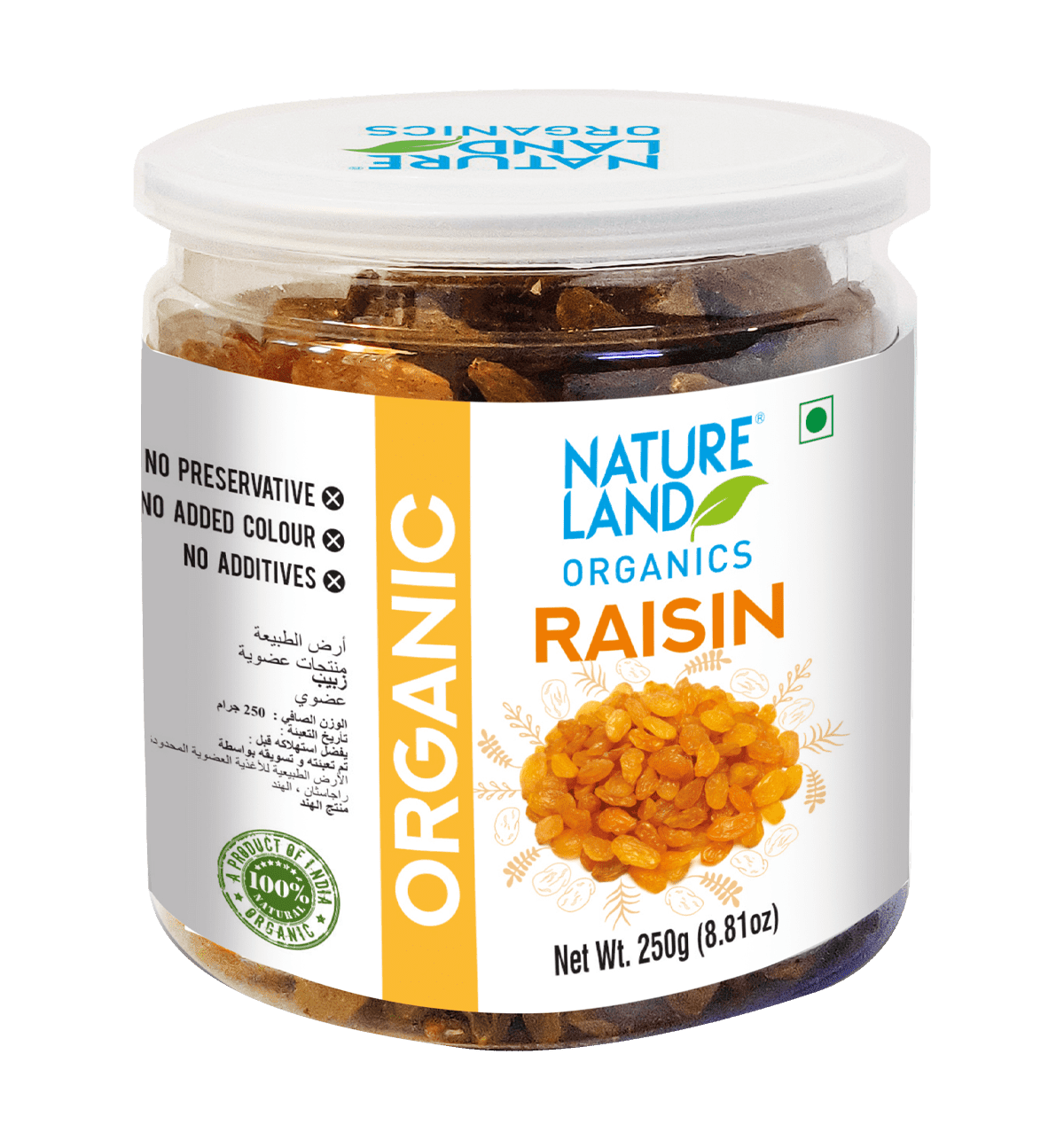 Buy Natureland Organics Natureland Organics Raisins 250 g Online At Rs ...
