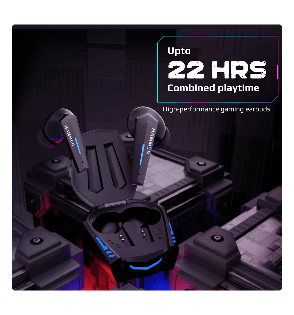 Buy Hammer G-Shots In-Ear Truly Wireless Earbuds With Mic, 22