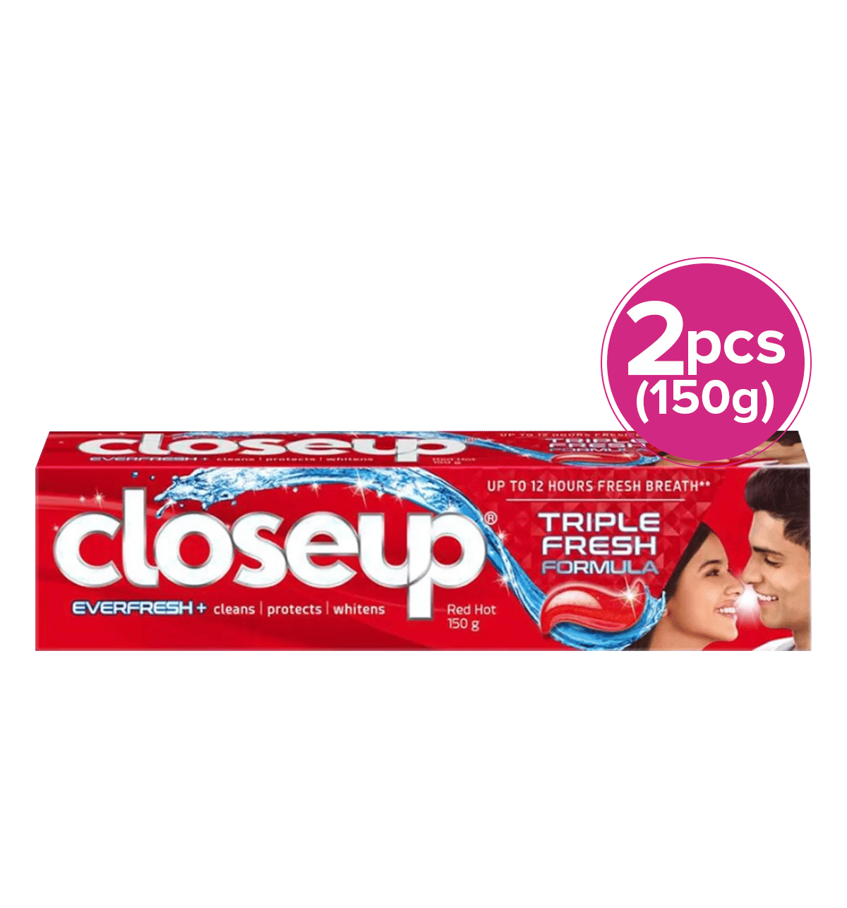 Buy Closeup Closeup Everfresh Anti-Germ Gel Toothpaste Red Hot 2 pieces ...