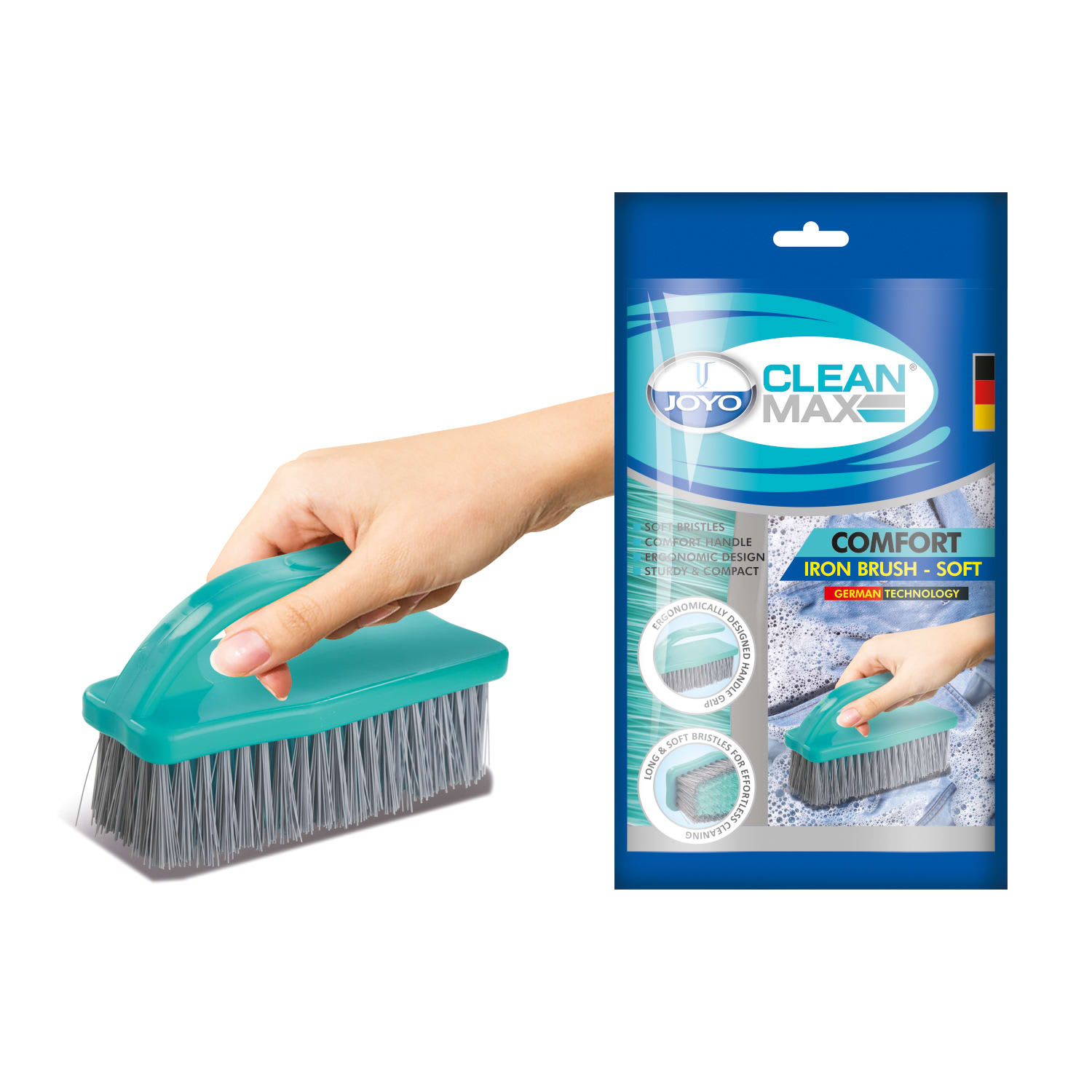 care rise BRUSH IRON 200°C Buy Cleanmax 15 cm Comfort Iron Brush (Soft) - Assorted (Colour