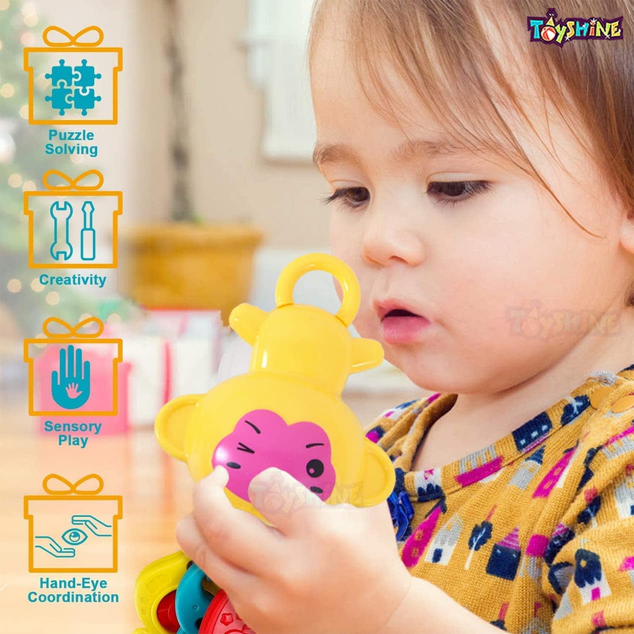 Buy Toyshine Pcs Rattle Set For New Born Babies Online (1 pack