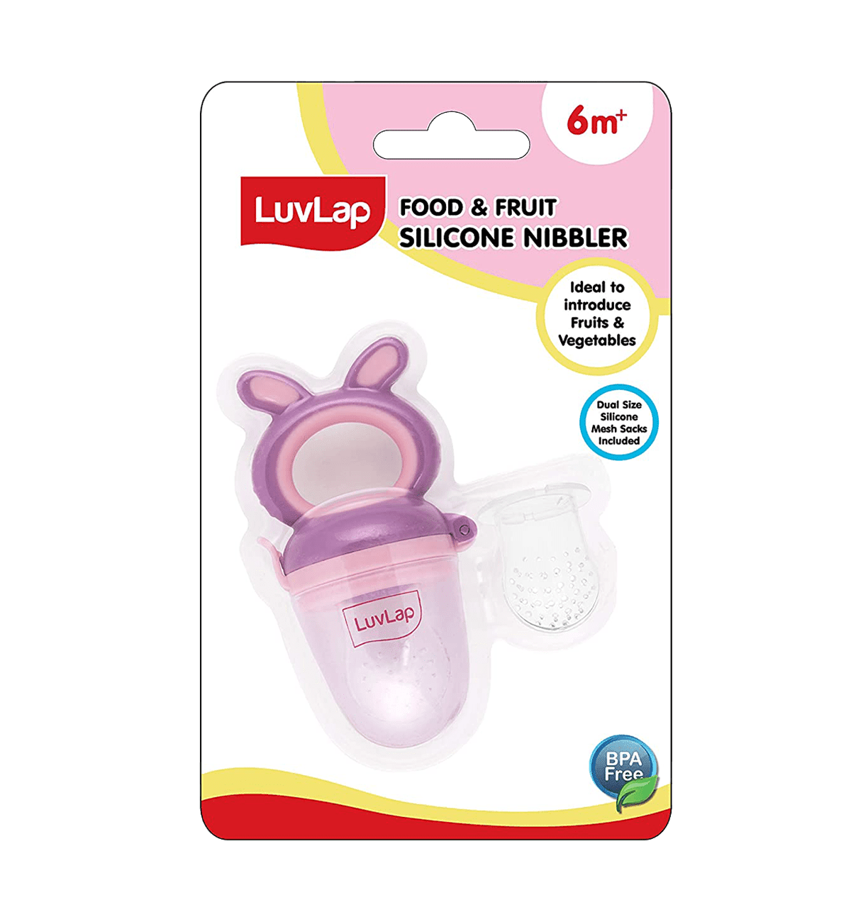 Buy luvlap luvlap bunny food fruit nibbler bpa free 6 months 1
