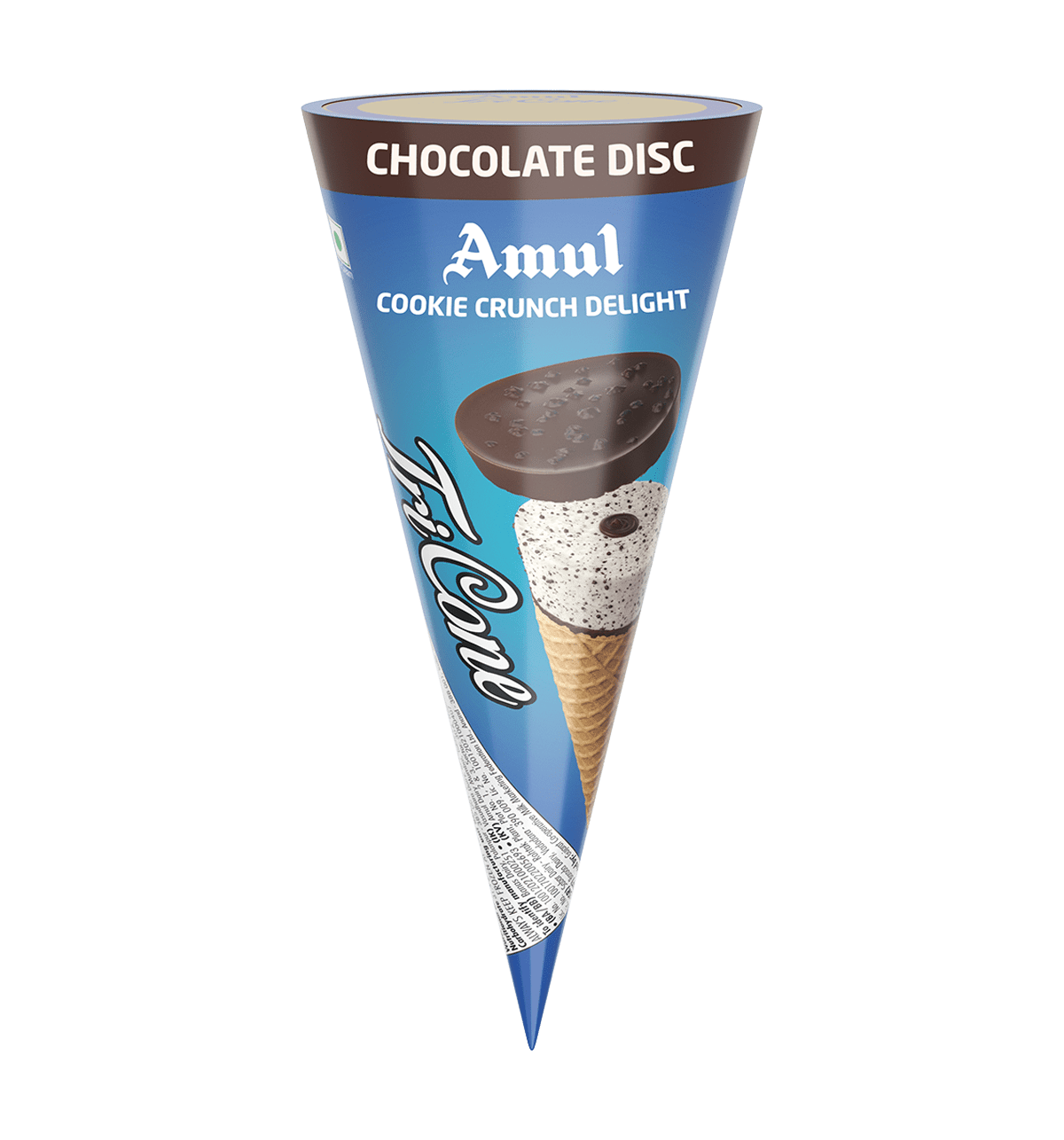 Buy Amul Amul Tricone Cookie Crunch Delight Ice Cream Cone 6 pieces ...