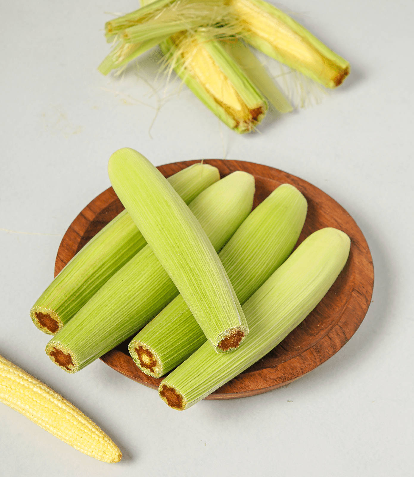 Buy Unpeeled Baby Corn 250 g Online At Rs. 29 | Instant Delivery