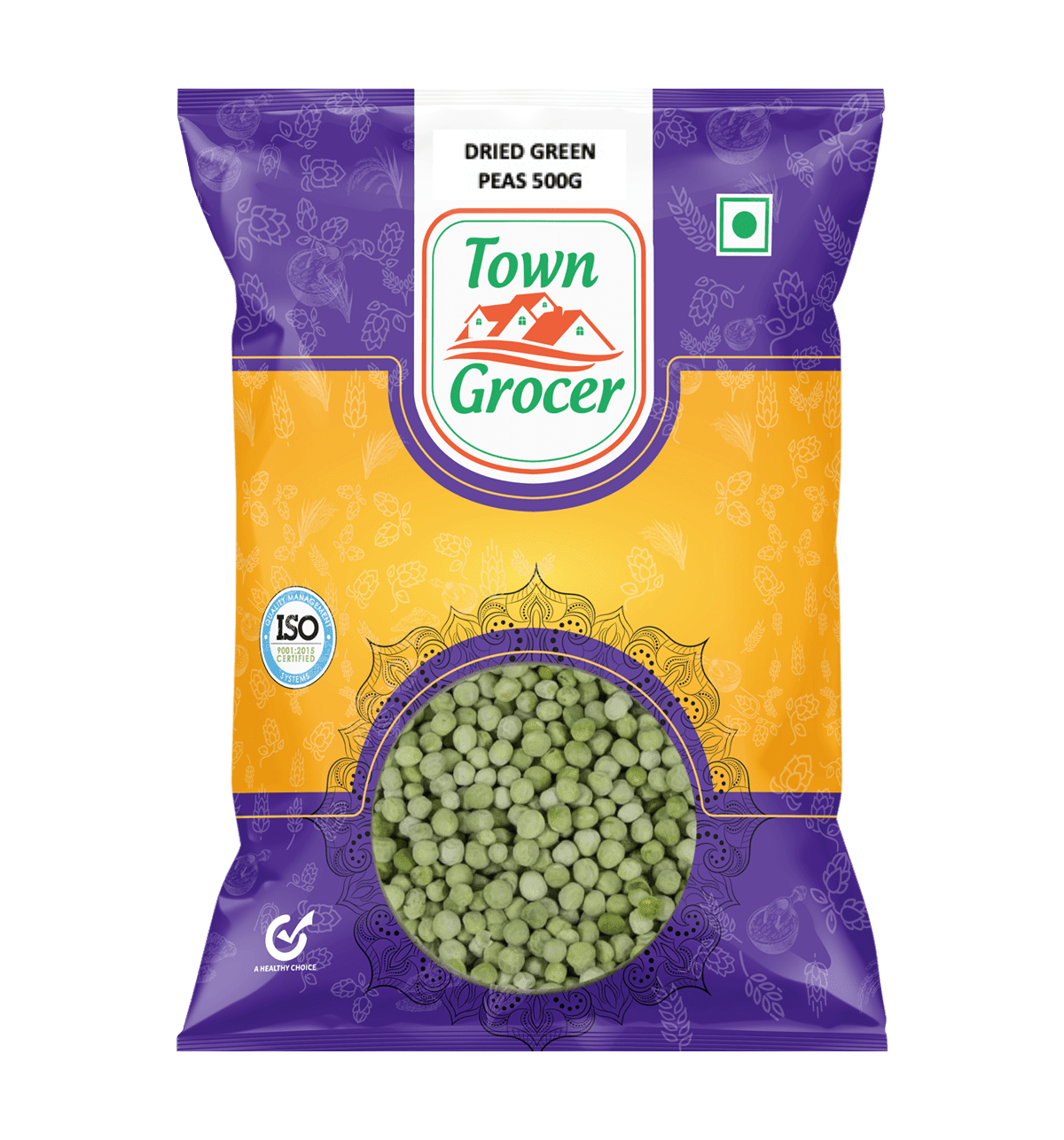 Buy Town Grocer Town Grocer Dried Green Peas 500 G Online At Rs 100 Instant Delivery