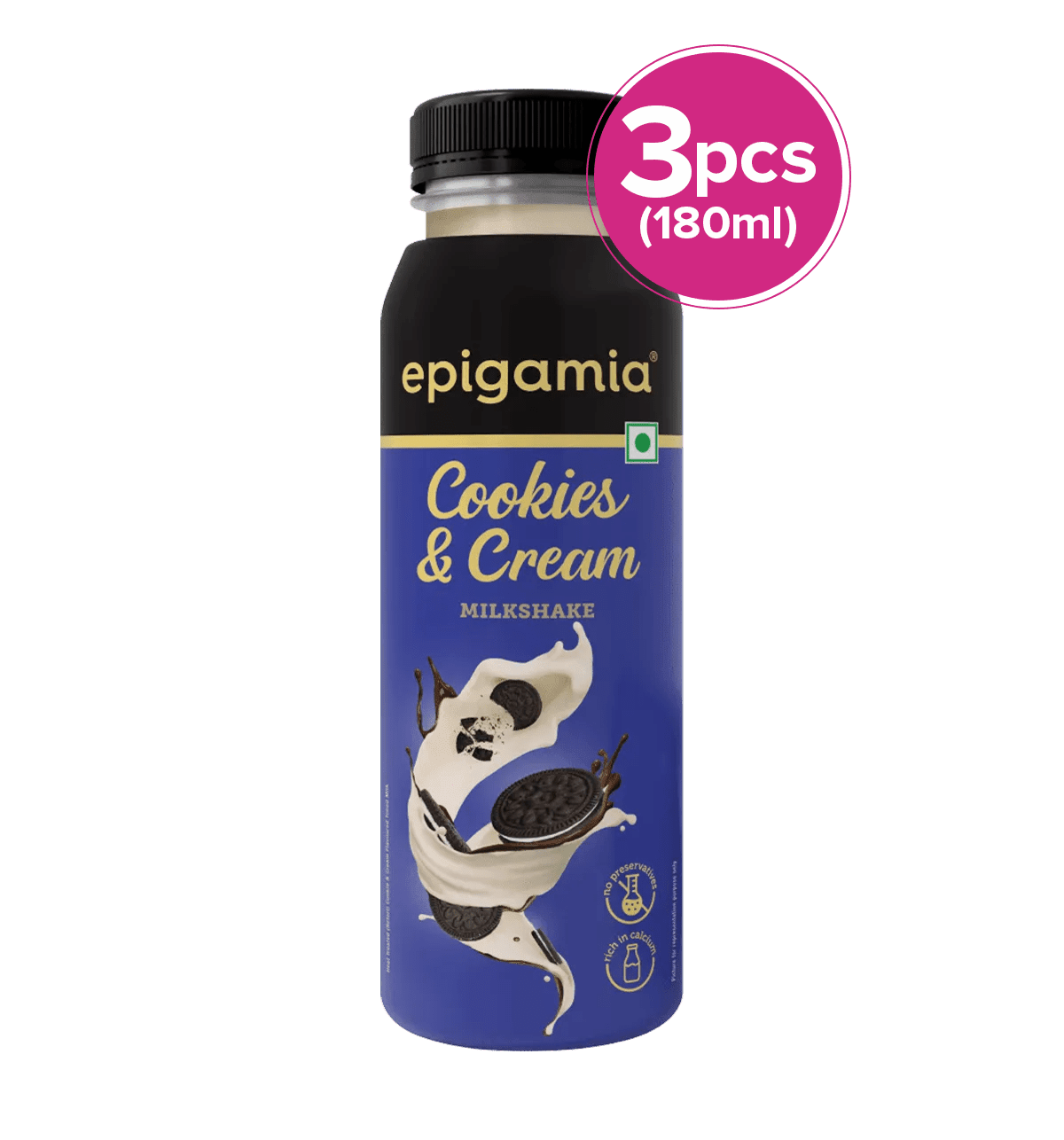 buy-epigamia-epigamia-cookies-cream-turbo-gram-protein-milkshake-180