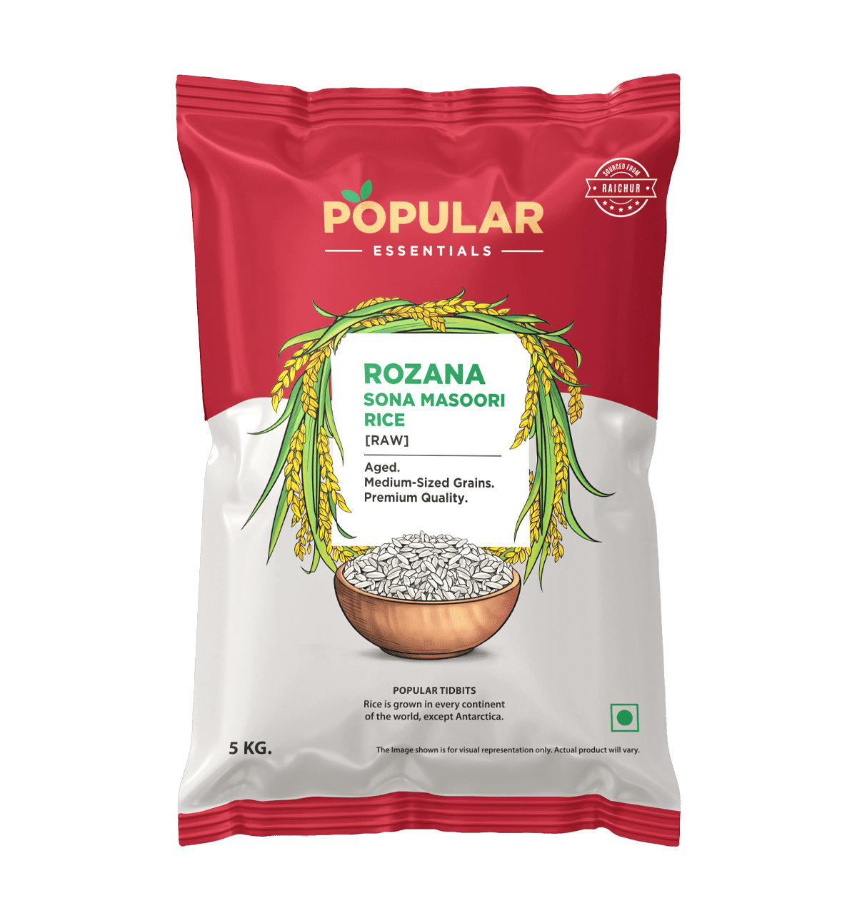 Buy Popular Essentials Popular Essentials Rozana Sona Masoori Raw Rice ...