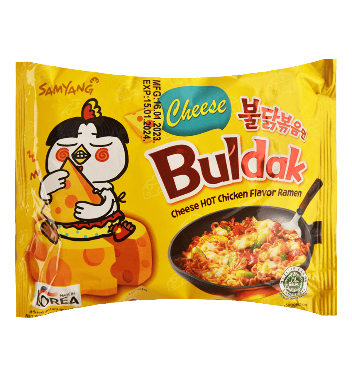 Buy SAMYANG SAMYANG Buldak Cheese Flavour Hot Chicken Flavour Ramen 140 