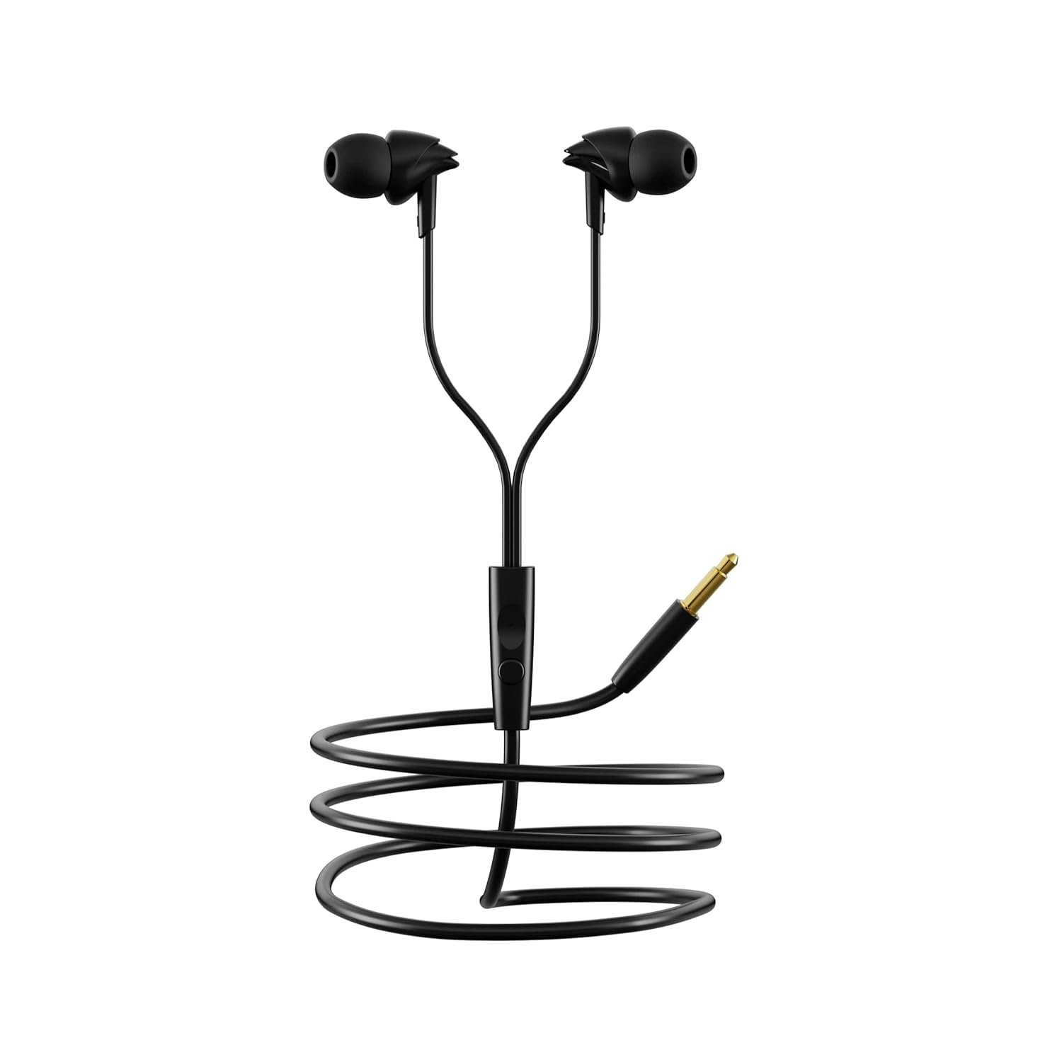 boAt Bassheads 100 Wired Earphones with Mic (Black) - Image 5