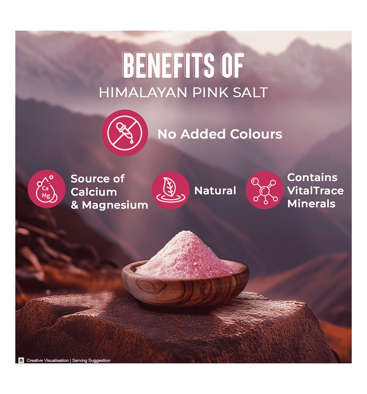 Buy Aashirvaad Himalayan Pink Salt (Sendha Namak/Rock Salt) Online