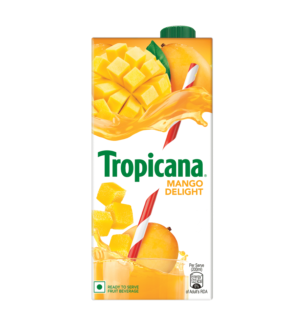 Buy Tropicana Mango Delight Juice (Tetra Pack) Online (1 L) At
