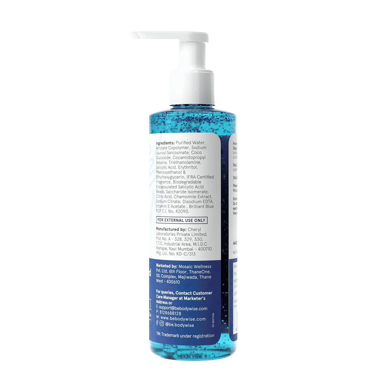 Be Bodywise 1% Salicylic Acid Bodywash 250 ml - Image 3
