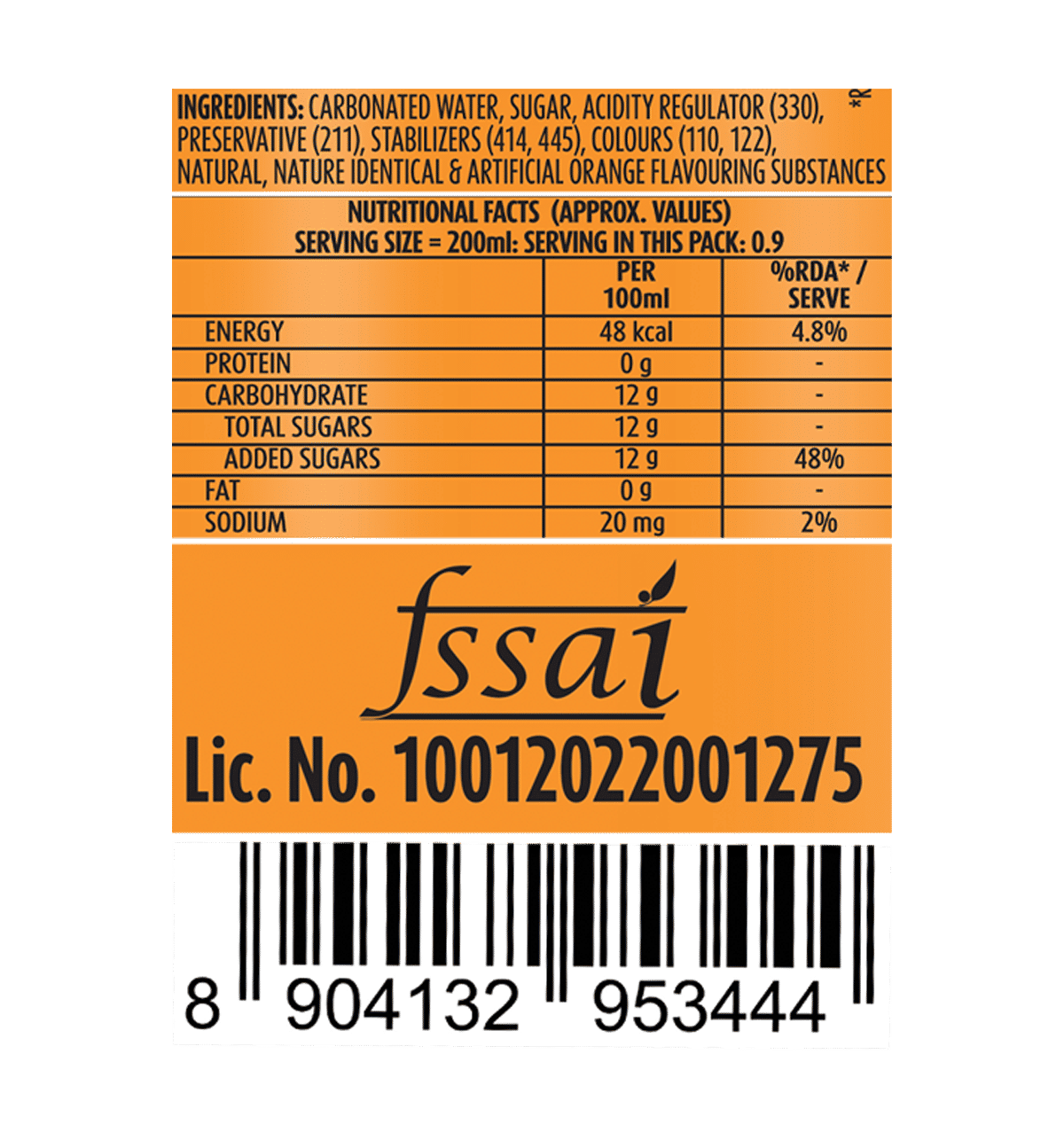 Buy CAMPA Orange Online () At Best Price