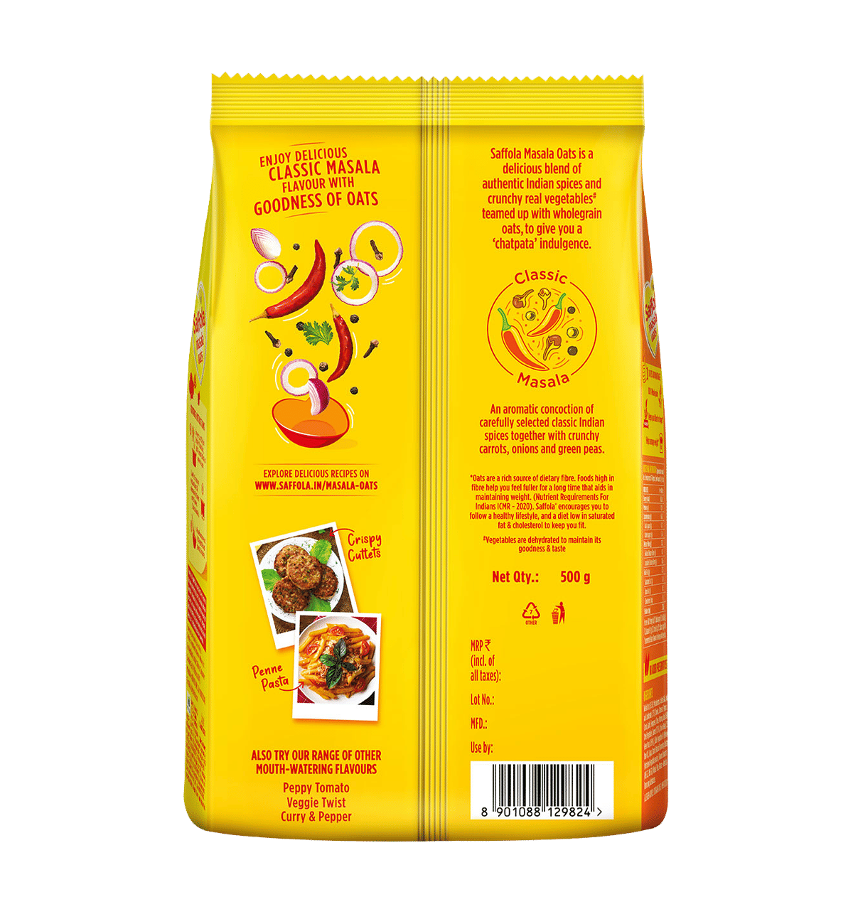 Saffola Classic Masala Oats - Image 2