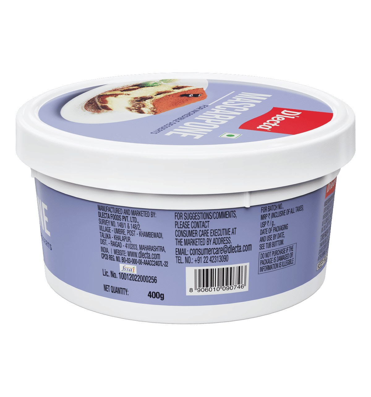 D'lecta Mascarpone Cheese - Image 2