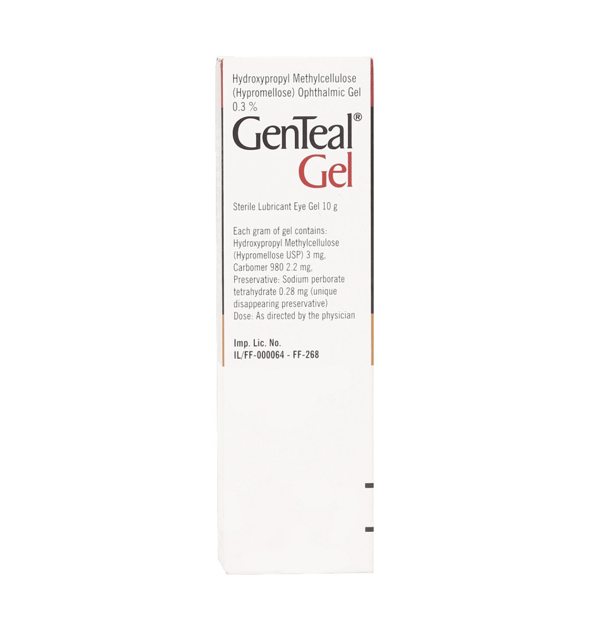 Buy Genteal Tube Of 10Gm Eye Gel Online (10 g) At Best Price