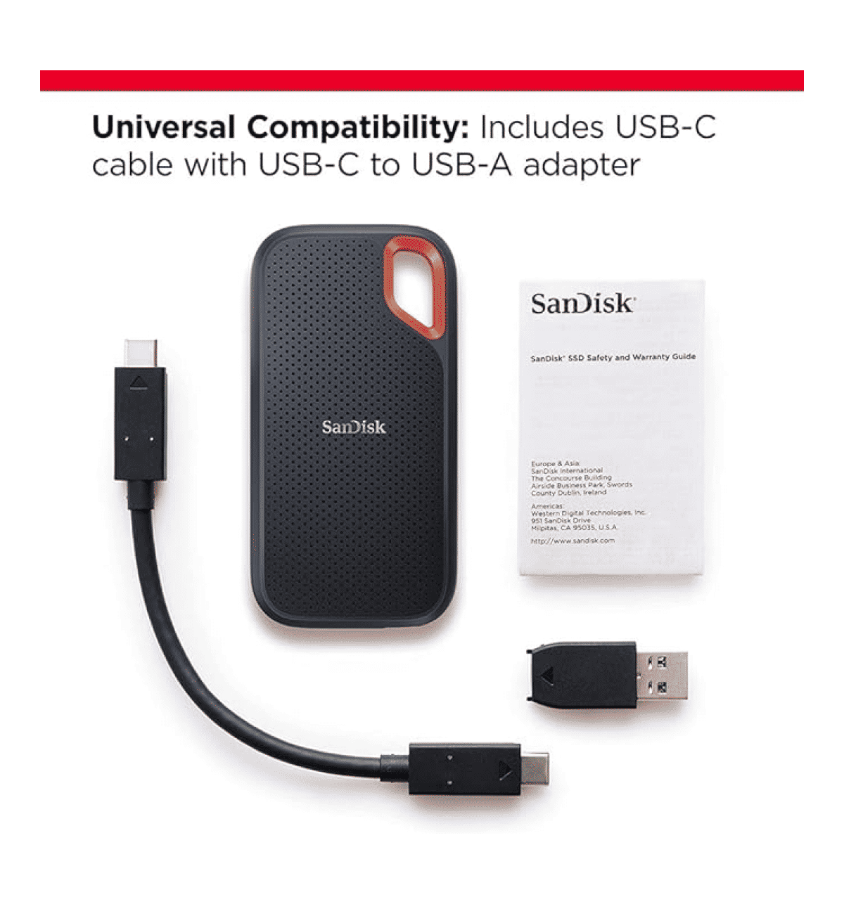 Buy SanDisk Extreme Portable 1TB Hard Disk, 1000MB/s R, 1050MB/s W