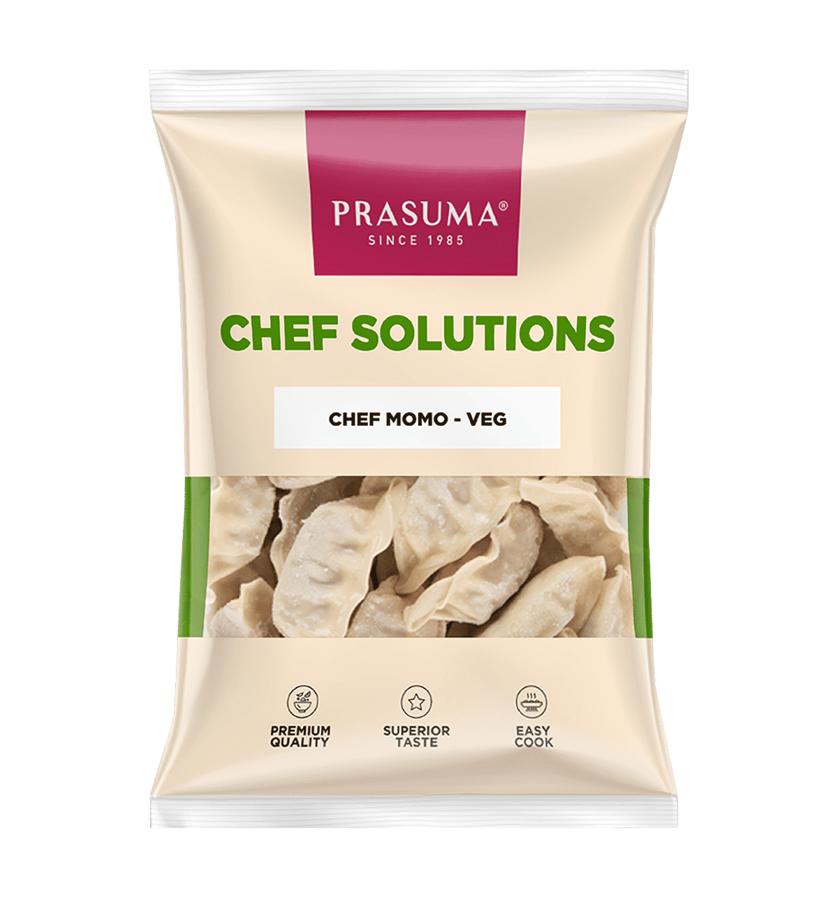 Buy Prasuma Super Saver Veg Momo Pack (Chef momos) Online (1 kg