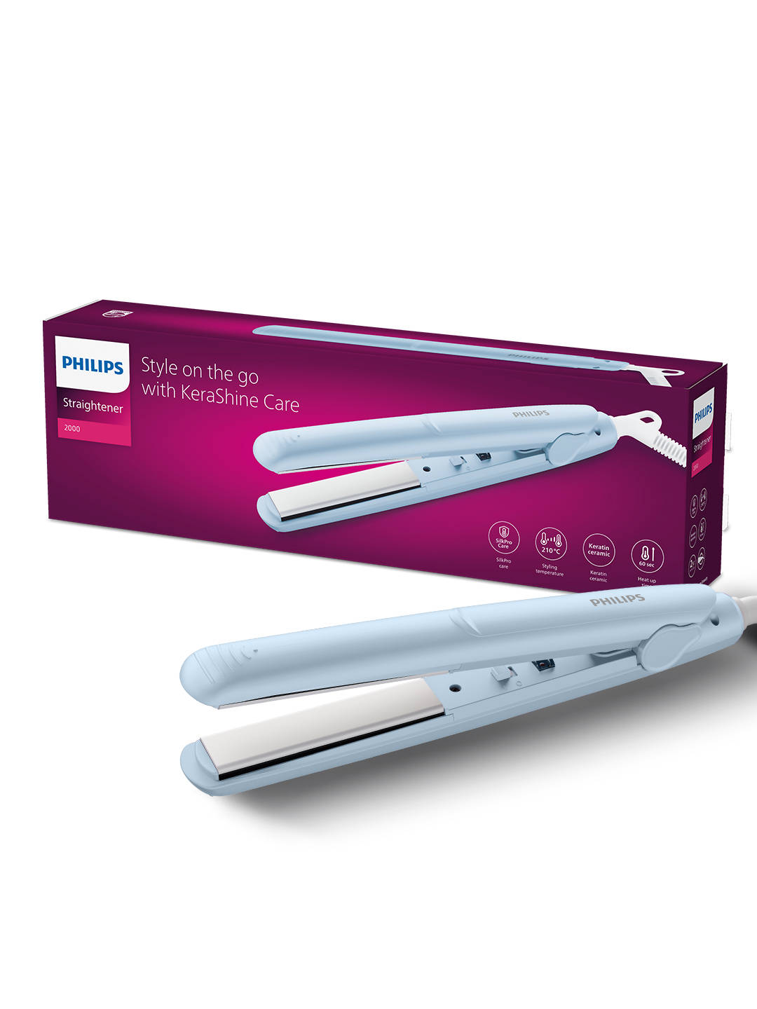 Heat Damage Philips Kerashine Hair Straightener With Temperature