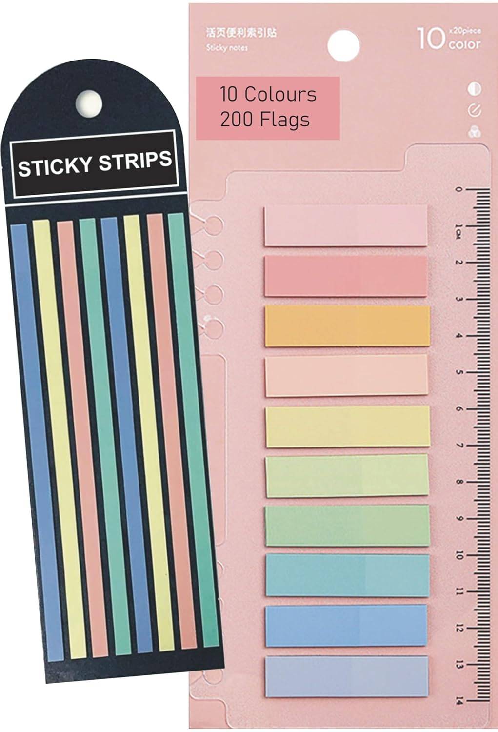 Page Markers Tabs BAYTORY 960Pcs Transparent Highlighter Tape Reusable,  Clear For Annotating Books, Long Highlighting Strips Page Markers Index Tabs,  Sticky Sticky Tabs (CLASIC PACK, 1 - Pack) - Sticky Pencil Highlight Tabs Index Flags