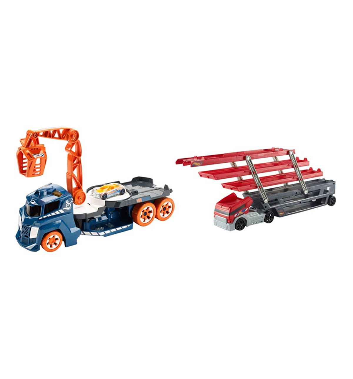 Hot Wheels Spinning Sound Crane Vehicle Play Set Non Toxic (Multicolor)
