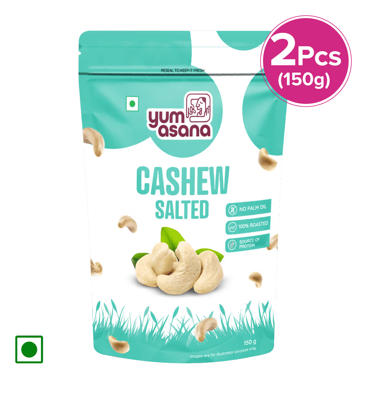 Buy YumAsana YumAsana Cashews Salted 2 Pieces Online At Rs 598 buy-yumasana-yumasana-cashews-salted-2-pieces-online-at-rs-598