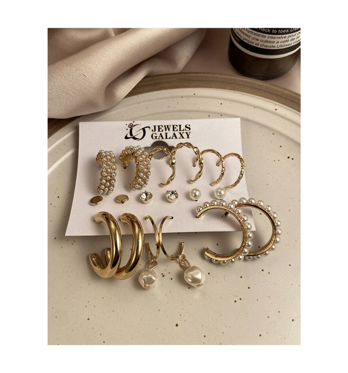 Earrings Everstylish Toe Rings Buy Jewels Galaxy Gold Toned Studs