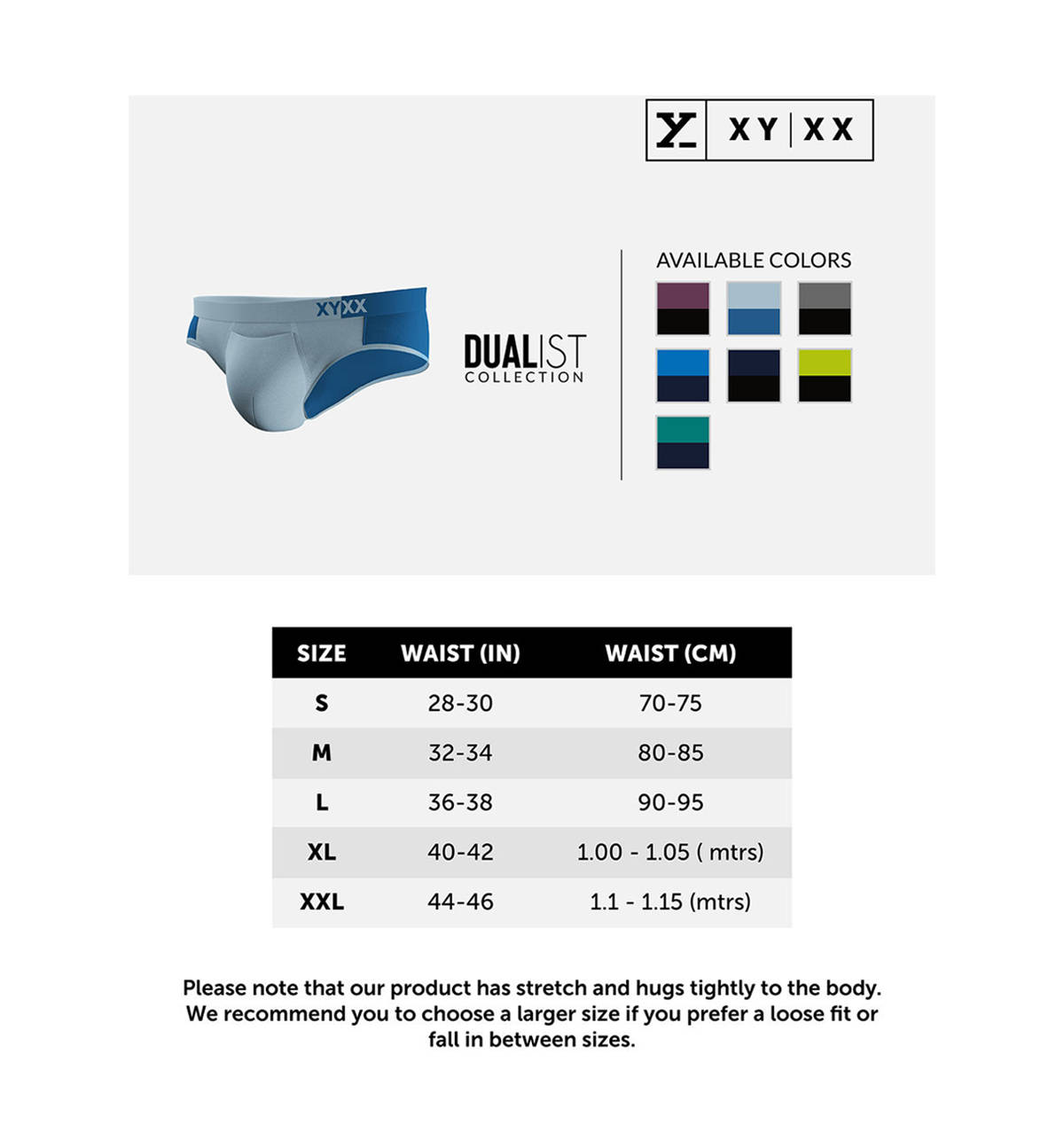 Buy XYXX 2 Pcs Men's Dualist Brief - Navigate & Black Iris & Lime