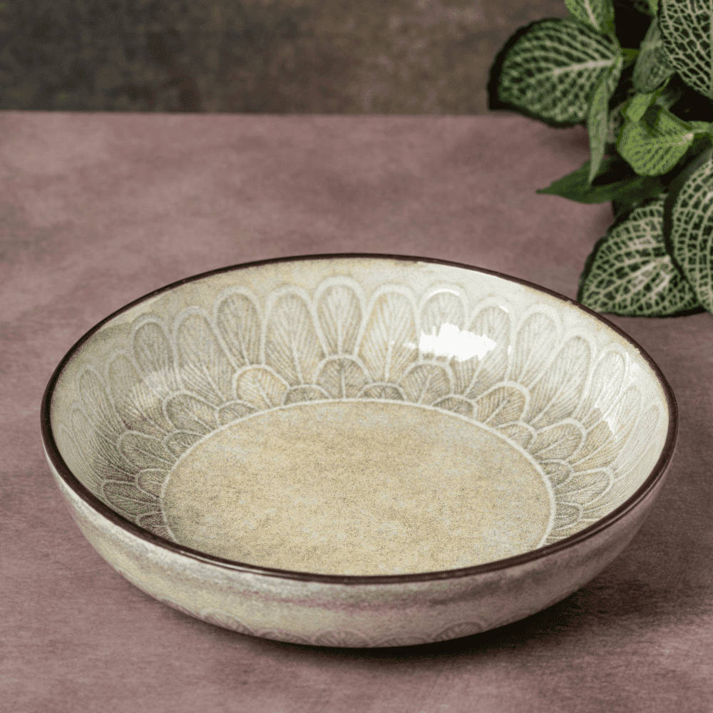 Buy Clay Craft JCPL Fine Porcelain Muse Bowl (750ml, Microwave