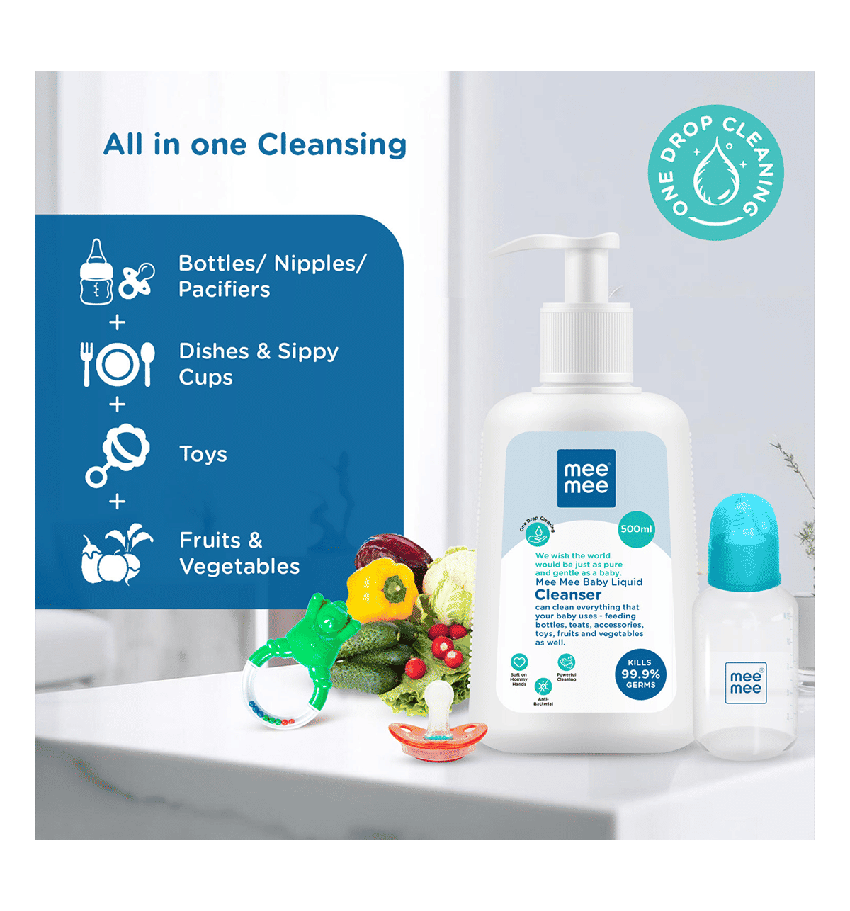 Buy Mee Mee Anti-Bacterial Baby Liquid Cleanser (Anti Bacterial