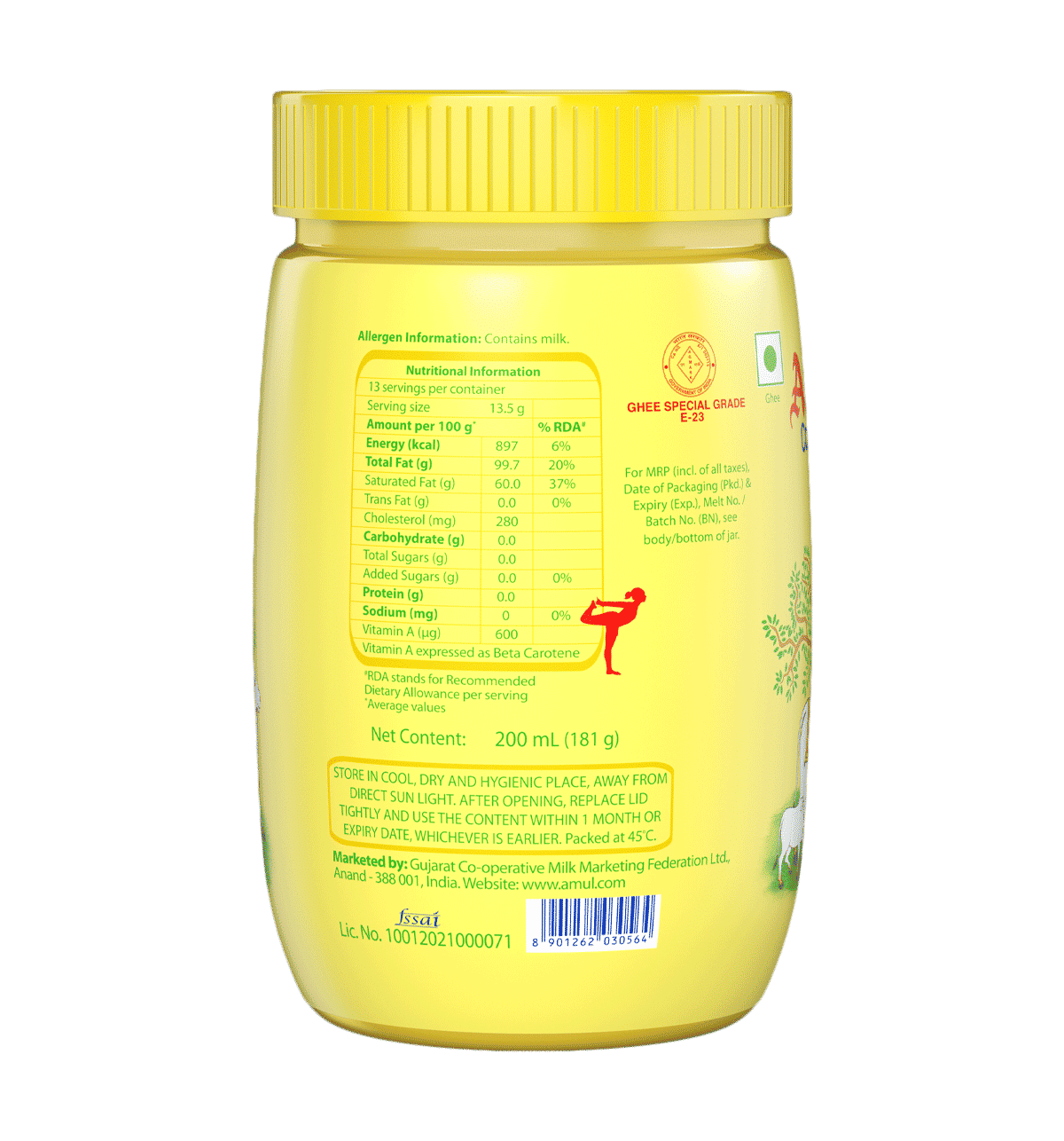 AMUL COW GHEE 1L - Buy Indian Groceries Online - View #8