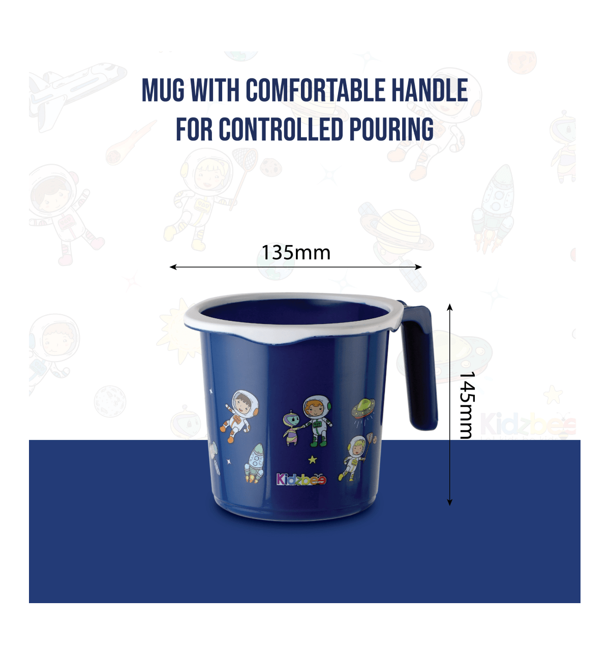 Buy Cello Kidzbee Plastic Cosmic Explorer Splash Bathroom Set