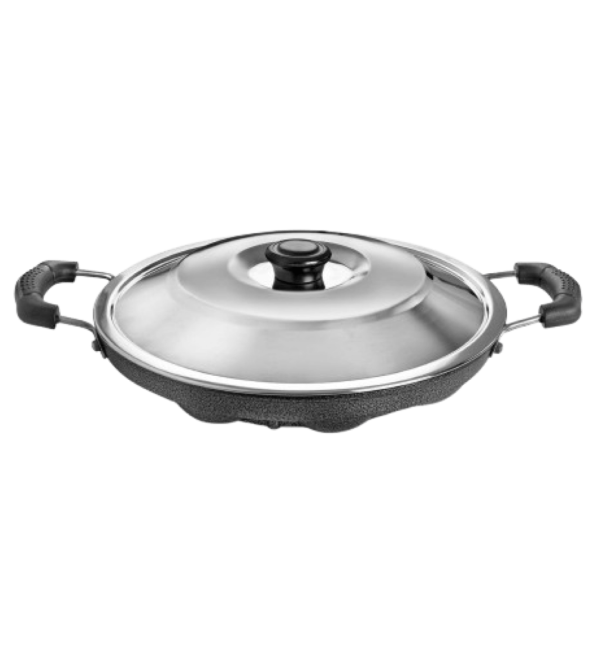 Tosaa Aluminium Appam Patra Paniyarakkal (12 Cavity, 23cm, Black) - Image 5