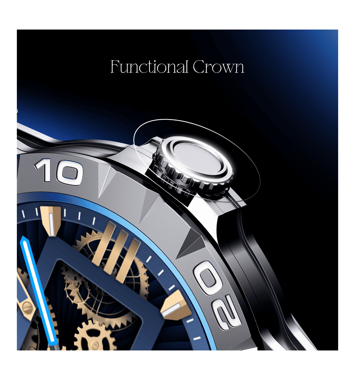 boAt Enigma Orion 1.39” Smart Watch (Black) - Image 4