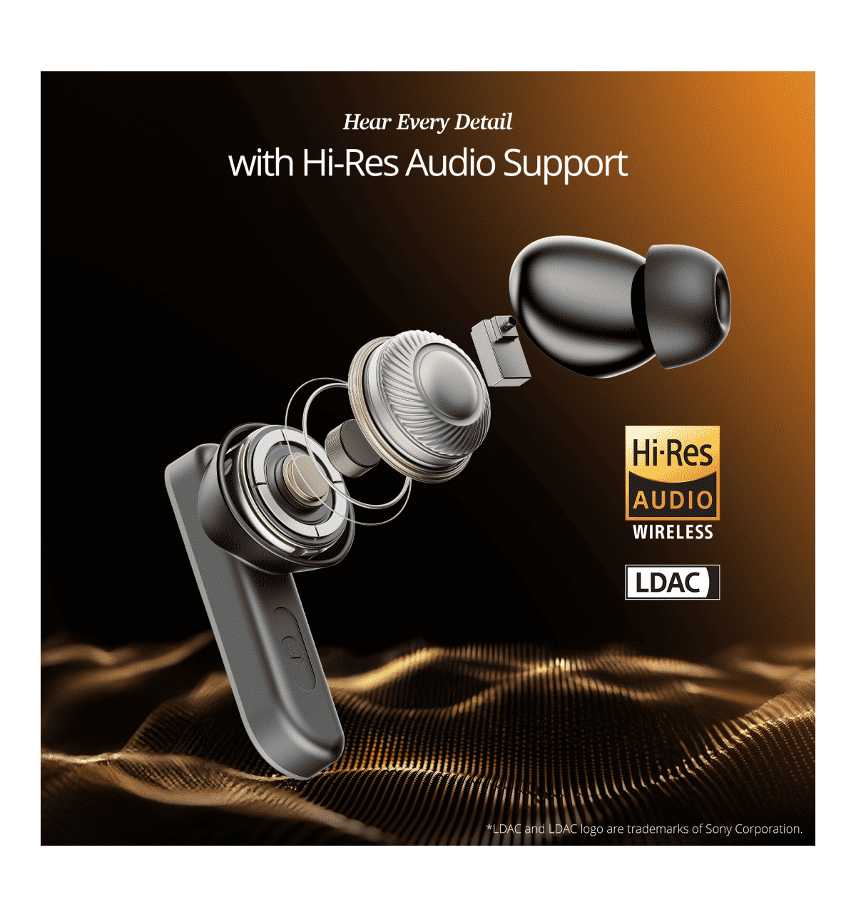 Buy boAt Airdopes 800 HiDef TWS Earbuds w/Hi-Res Audio LDA