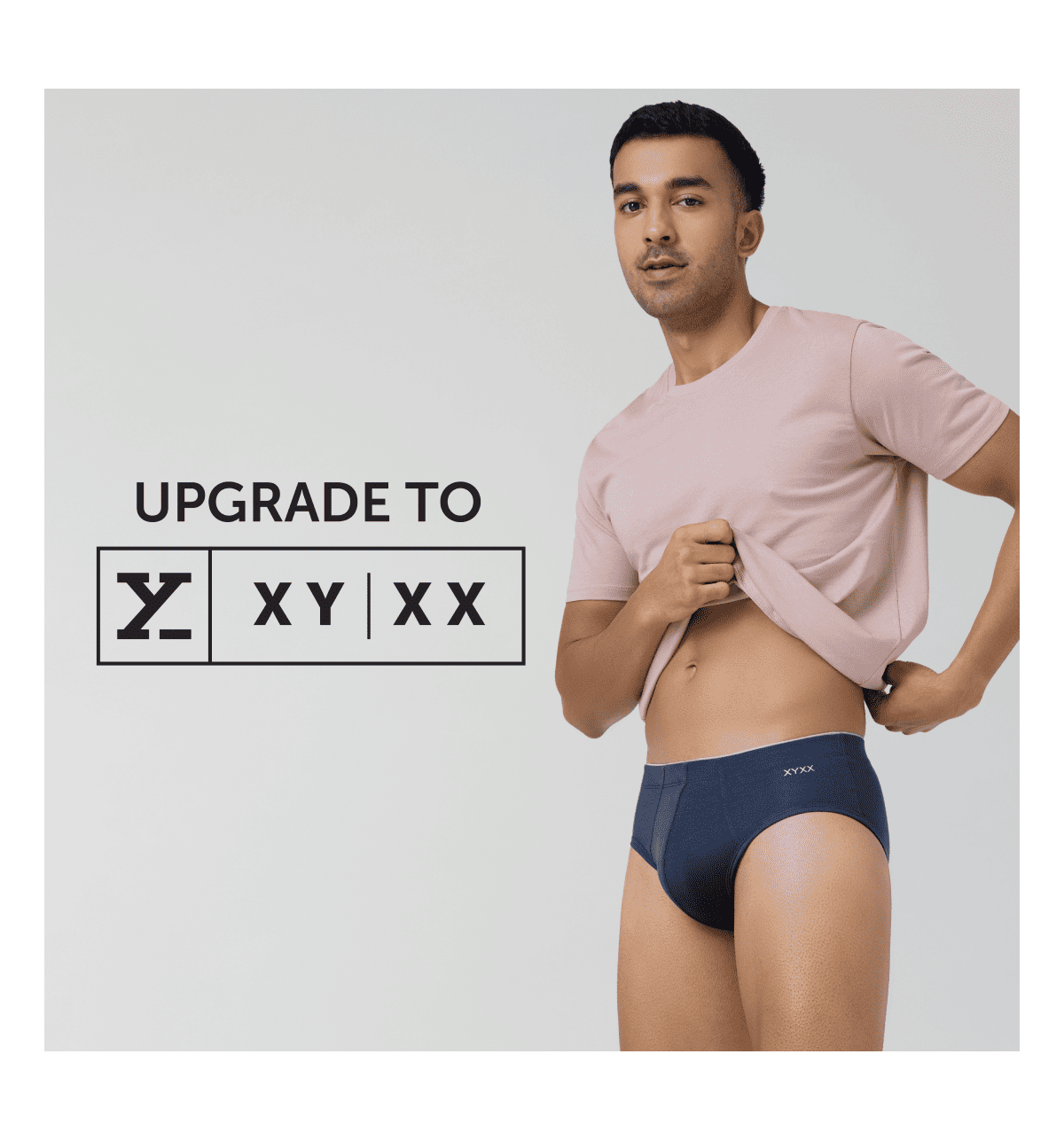 Buy XYXX Men Modal Solid Uno Brief for Men (Dress Blue + Black