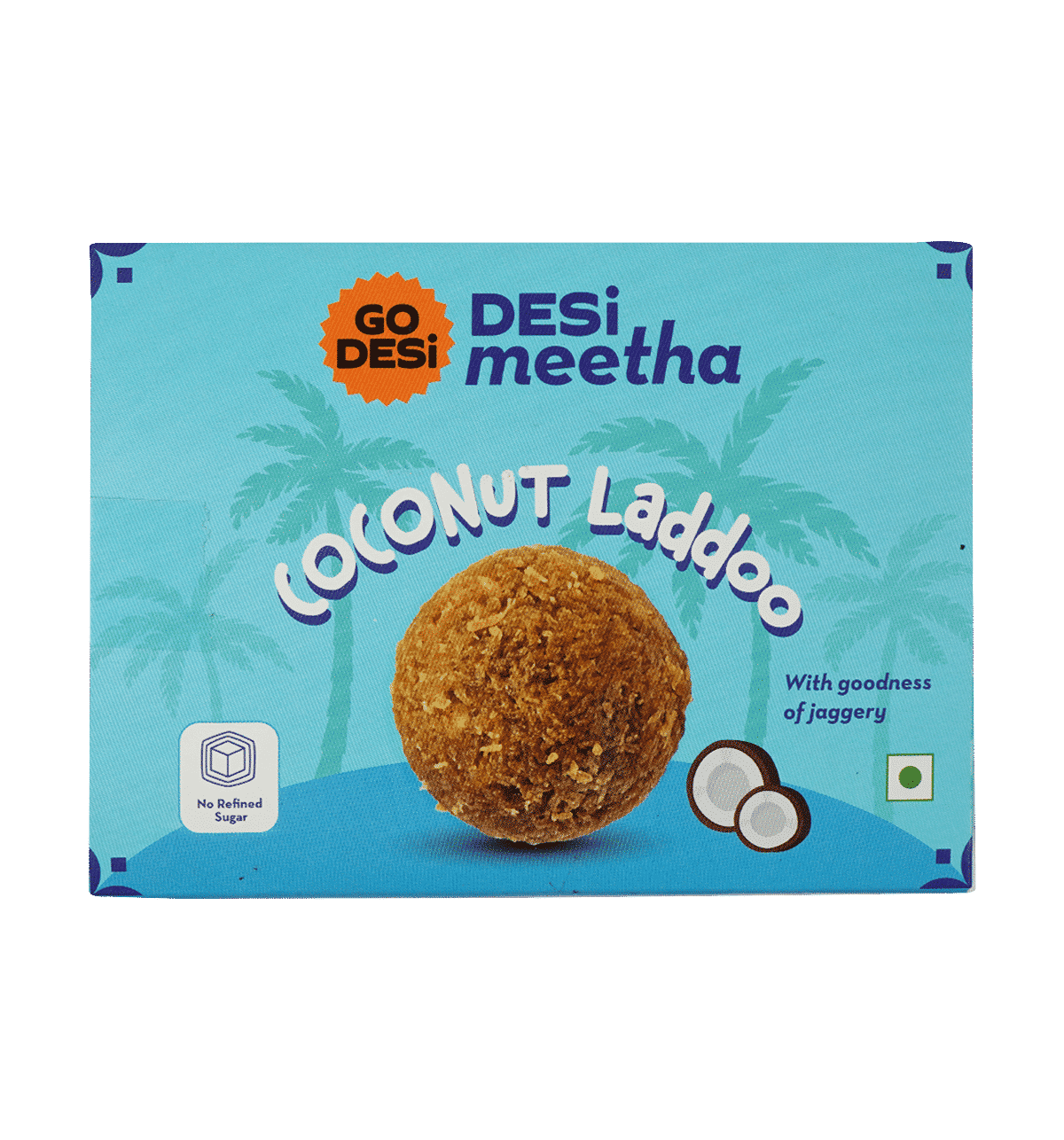Buy Go Desi Go Desi Coconut Laddoo Sweets Mithai Box 200 g Online At Rs ...