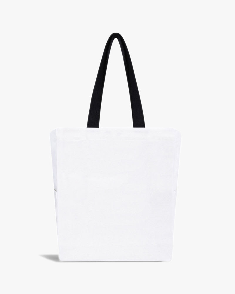 TRE☆STAR - TOTE BAG Ｌ　WHITE Buy EcoRight Cartoon Design Snoop and Snooze Zipper Tote Bag
